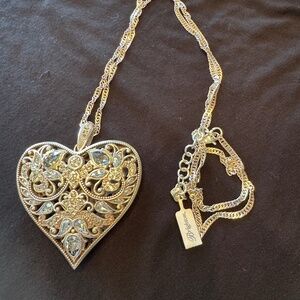 Brighton Queen of Waters heart necklace